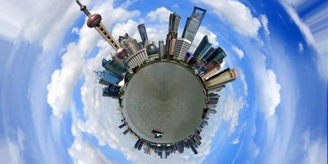 上海全景拍摄